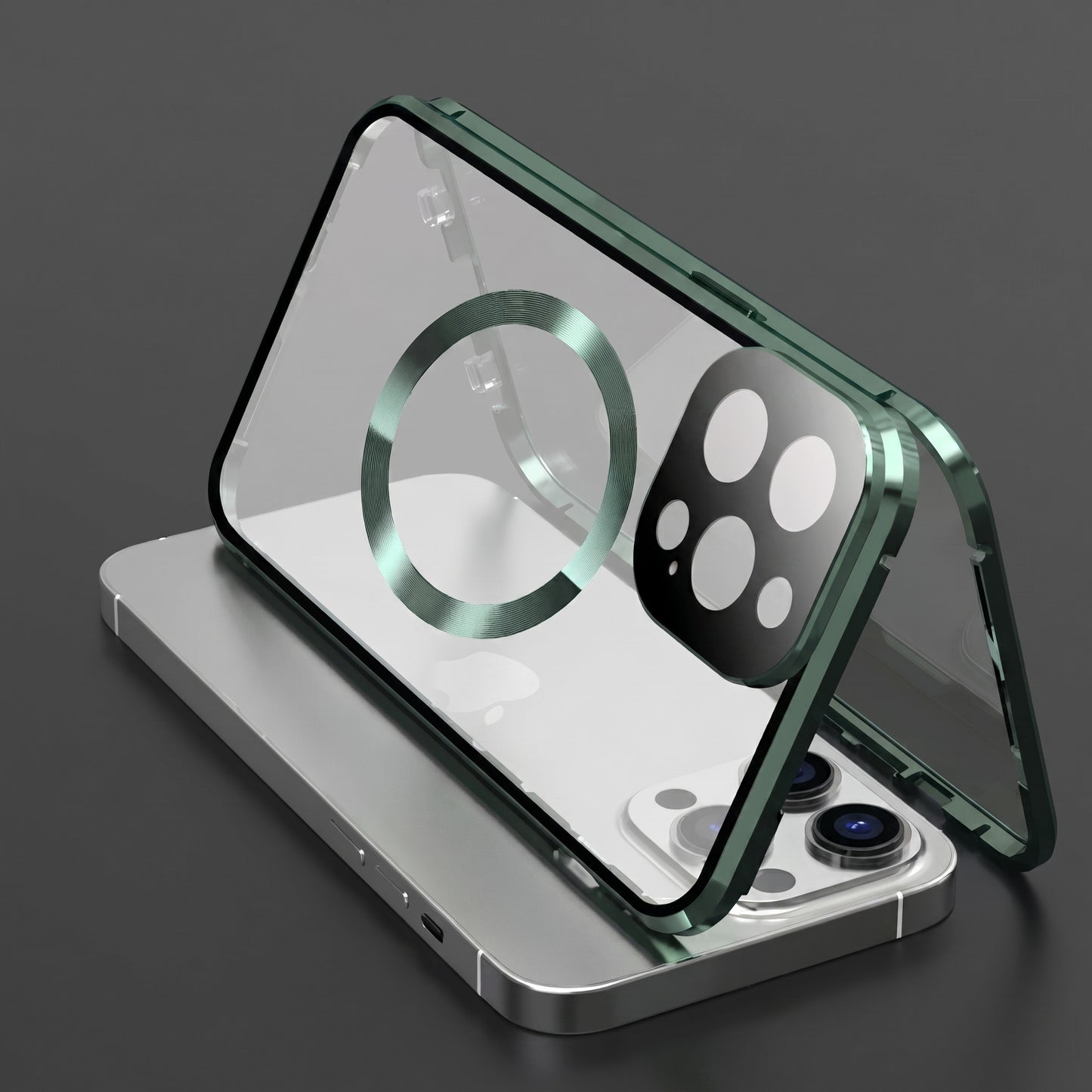 Metal Magnetic Anti Peeping Privacy Case iPhone