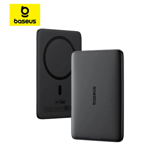Baseus Ultra Slim Magnetic Power Bank 5000mAh for iPhone 17 & Samsung