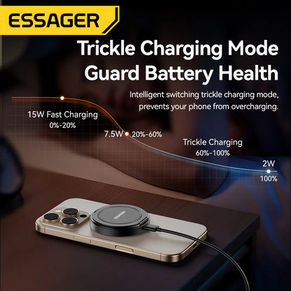 Essager Fast Magnetic Wireless Charger for iPhone & AirPods
