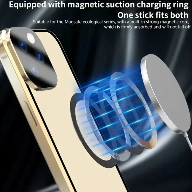 Metal Magnetic Anti Peeping Privacy Case For iPhone