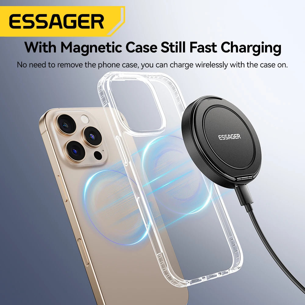 Essager Fast Magnetic Wireless Charger for iPhone & AirPods