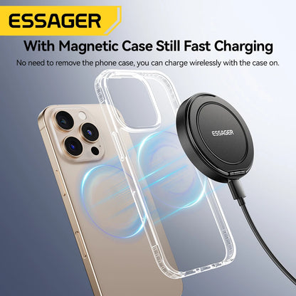 Essager Fast Magnetic Wireless Charger for iPhone & AirPods