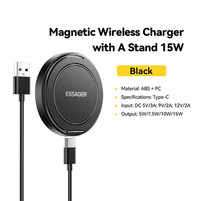 Essager Fast Magnetic Wireless Charger for iPhone & AirPods