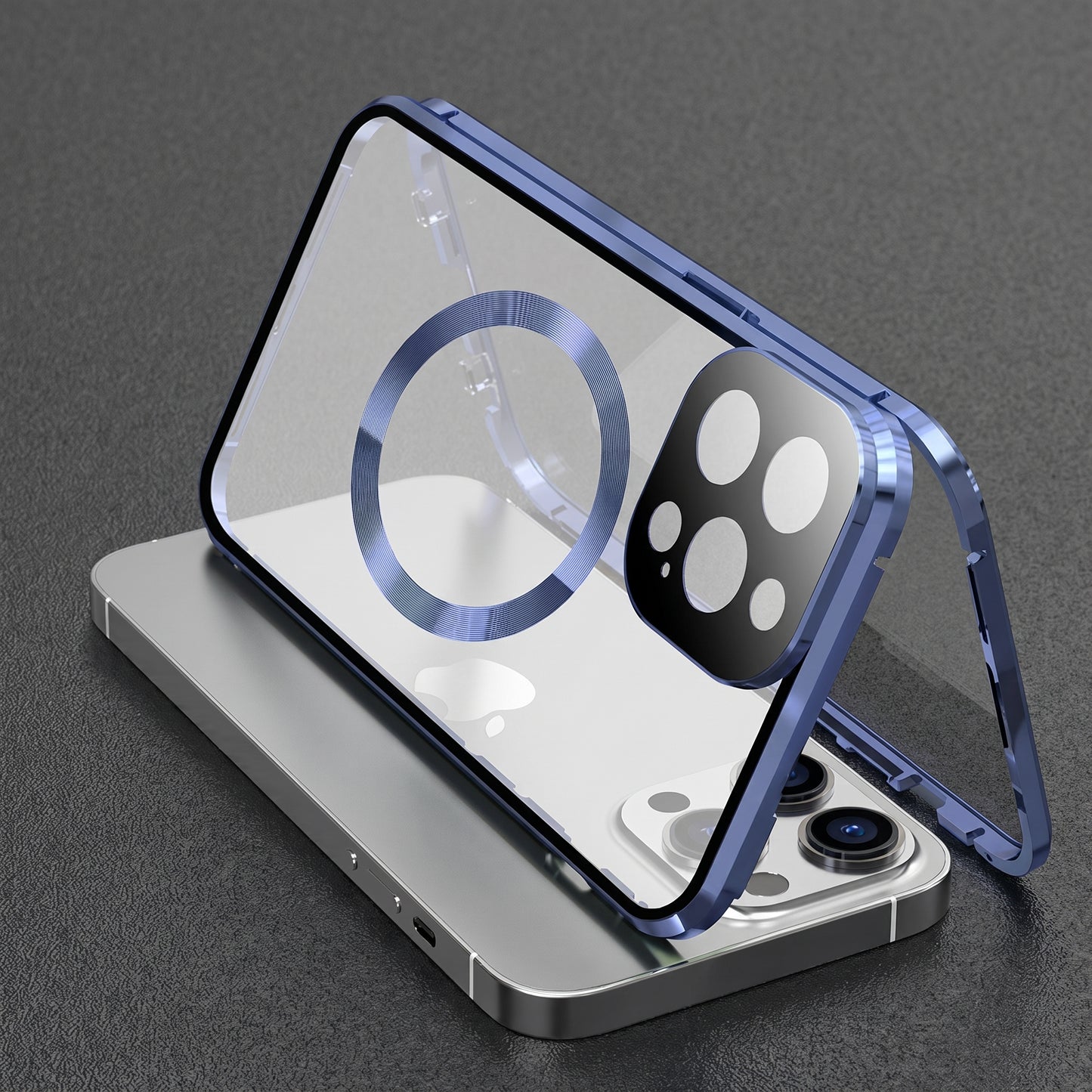 Metal Magnetic Anti Peeping Privacy Case iPhone